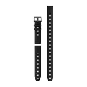 QuickFit® 22 Watch Bands, Black Silicone (3-piece Dive Set)